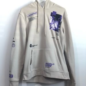 rue21 Men’s Sandy Worldwide Kanji Graphic Hoodie